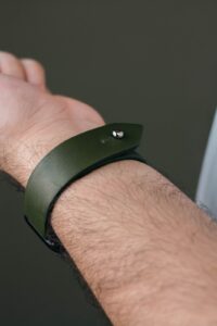 Waji's Olive Green Leather Straps (4)